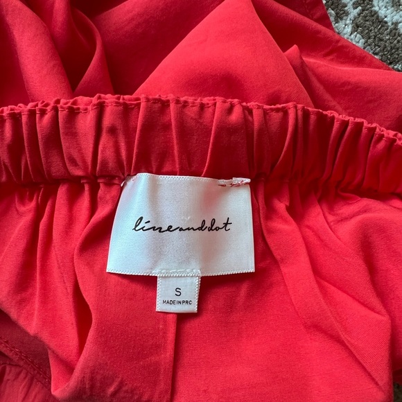 Line & Dot Ruffle Tank top - Picture 3 of 5